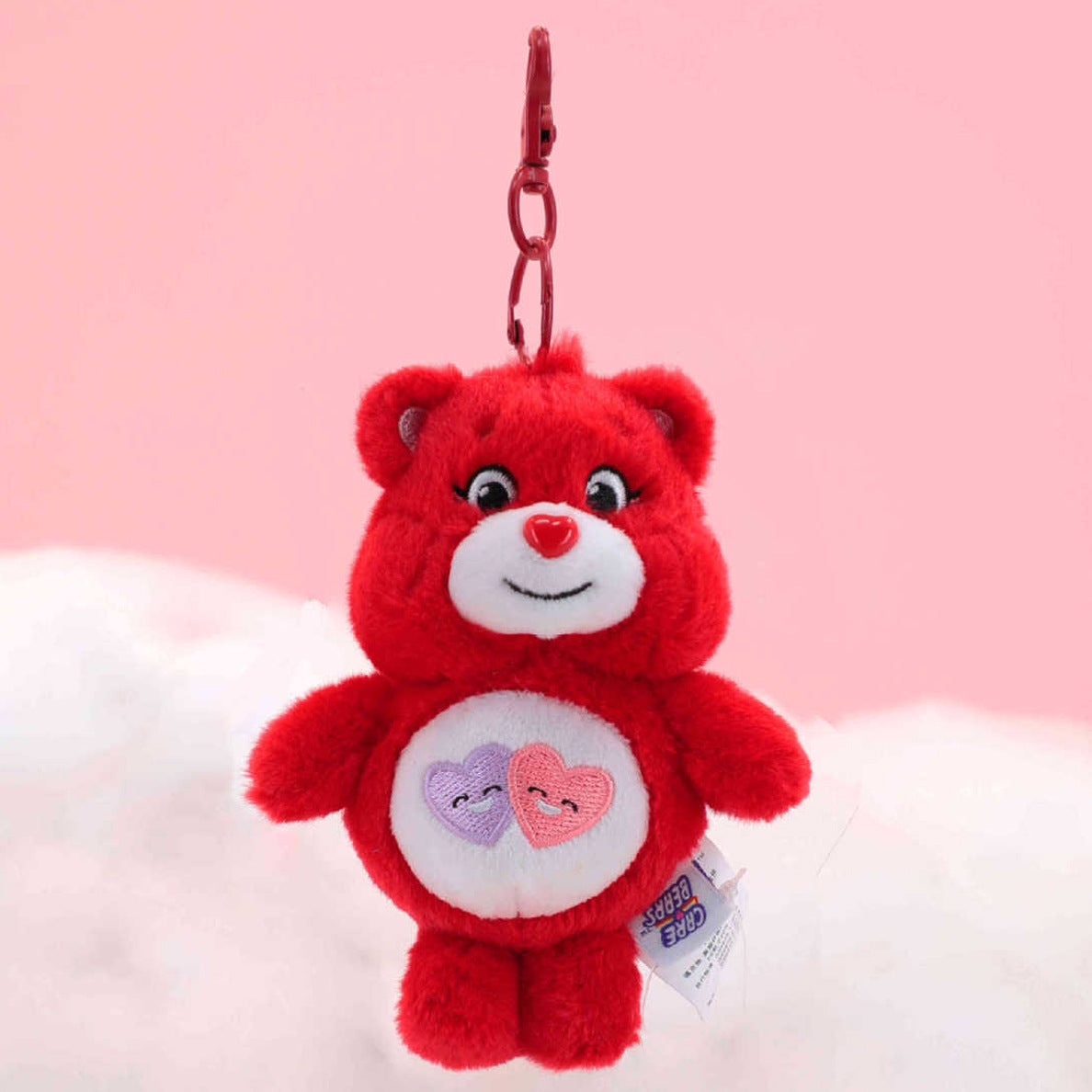 Love Bear Pendant Rainbow Bear Squeezing Keychain