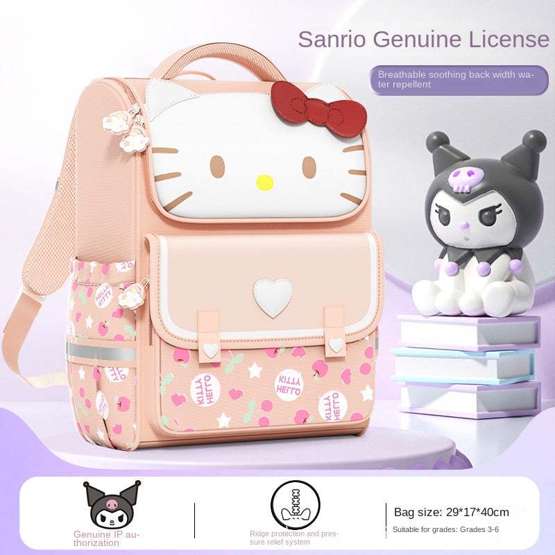 Cromi Backpack for Girls and Children in Grades 1-6 - Spine Protection and Load Reduction