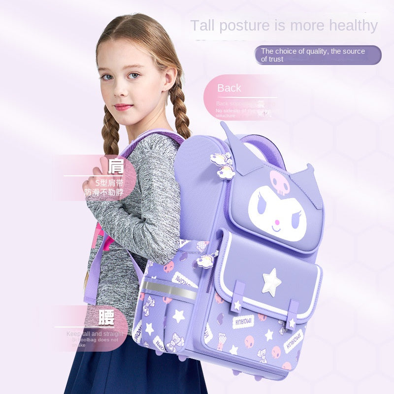 Cromi Backpack for Girls and Children in Grades 1-6 - Spine Protection and Load Reduction