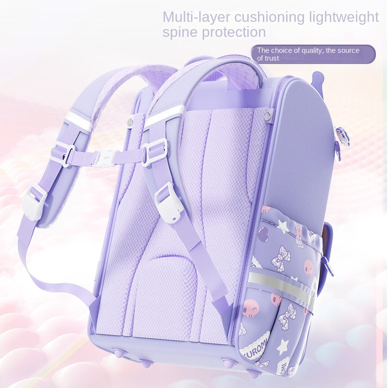 Cromi Backpack for Girls and Children in Grades 1-6 - Spine Protection and Load Reduction